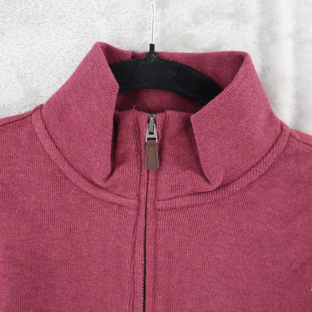 Polo Ralph Lauren Estate Rib Quarter Zip Pullover Mens‎ Small Red  $135 NWT